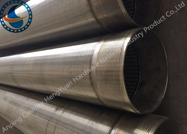 Point Welding Johnson Wire Screen , Corrosion Resistant Wedge Wire Screen