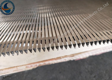 Flat Wedge Wire Screen Panels Anti - Corrosion Welding Technique