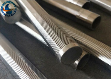 Stainless Steel Wedge Wire Screen Pipe Durable For Wastewater Filter