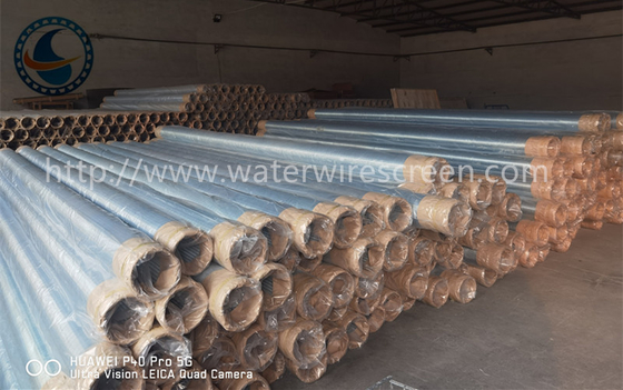 नॉन मैग्नेटिक स्टेनलेस स्टील जॉनसन वेल स्क्रीन 273mm 0.25mm स्लॉट ओपनिंग