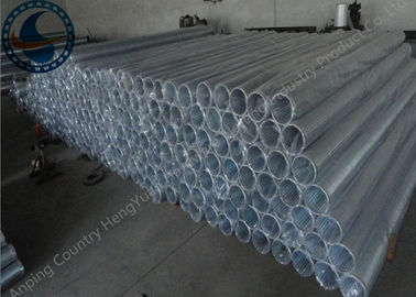 पानी / तेल निस्पंदन के लिए निरंतर स्लॉट ओपनिंग जॉनसन वेल स्क्रीन