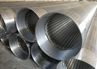 उच्च तापमान प्रतिरोधी Slotted स्क्रीन पाइप जल उपचार संयंत्र