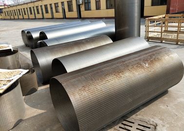 एसएस 316L जॉनसन वेज वायर केमिकल / पेट्रोलियम उद्योग के लिए छलनी फिल्टर