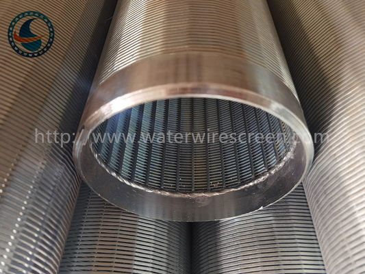 कम कार्बन जस्ती 219mm OD वाटर वेल स्क्रीन शाओल वेल में सैंड कंट्रोल के लिए