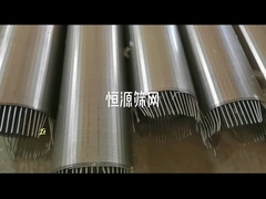 फिल्टर के लिए स्टेनलेस स्टील के पानी अच्छी तरह से रेत नियंत्रण स्क्रीन पाइप