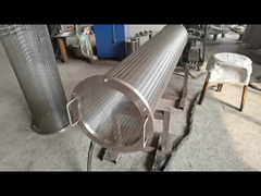 रोटरी ड्रम वेज वायर स्क्रीन फिल्टर नॉन प्लगिंग पेट्रोलियम उद्योग के लिए