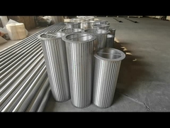 उच्च दबाव कार्य स्थितियों में प्रभावी सस पूर्ण वेल्ड वेज वायर स्क्रीन